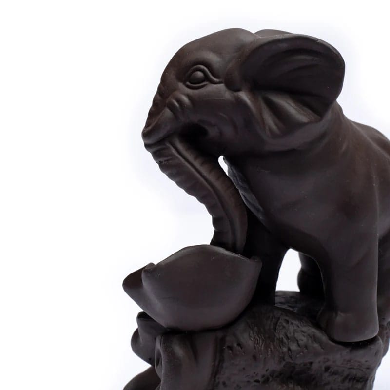 Arzător de tămâie cu flux invers Elefant - imagine 4