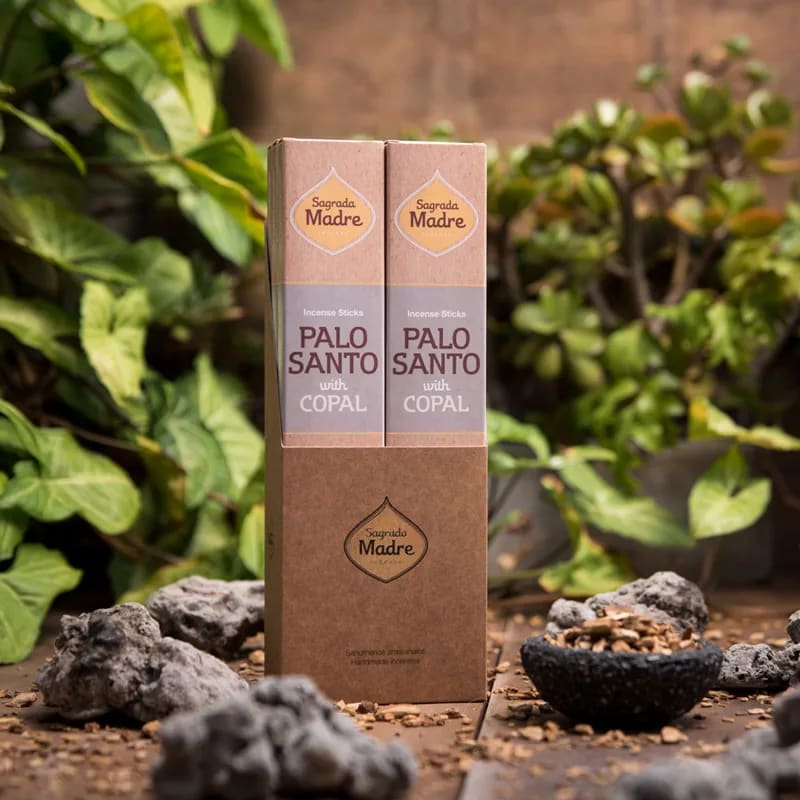 Bețișoare aromatice Sagrada Madre - Palo Santo și Copal - imagine 4