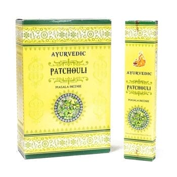 Bețișoare aromatice ayurvedice „Patchouli” – Masala 10 g.