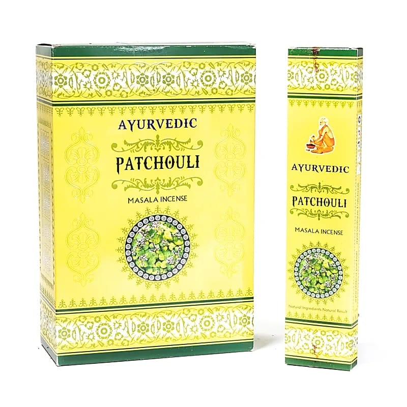 Bețișoare aromatice ayurvedice "Patchouli" - Masala 10 g.
