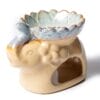 Lampă de aromă ceramică 2 în 1 – pentru blocuri de ceară și uleiuri esențiale – Elefant