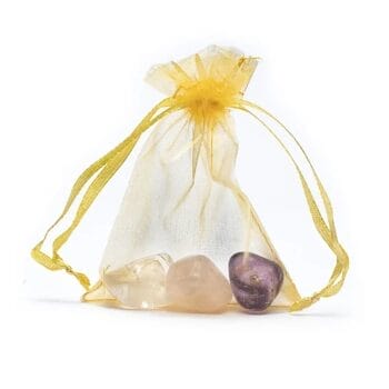 Set de 3 pietre semiprețioase – ametist, cuarț roz și cristal de stâncă