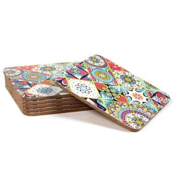 Set oriental de suporturi de pahare – 6 buc.