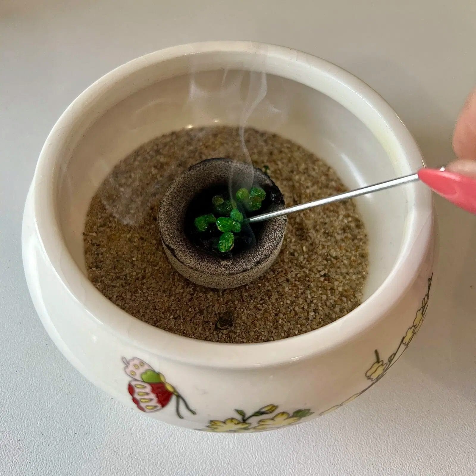 Arzător de tămâie (cădelniță) Fluturi - 3 în 1 - imagine 5