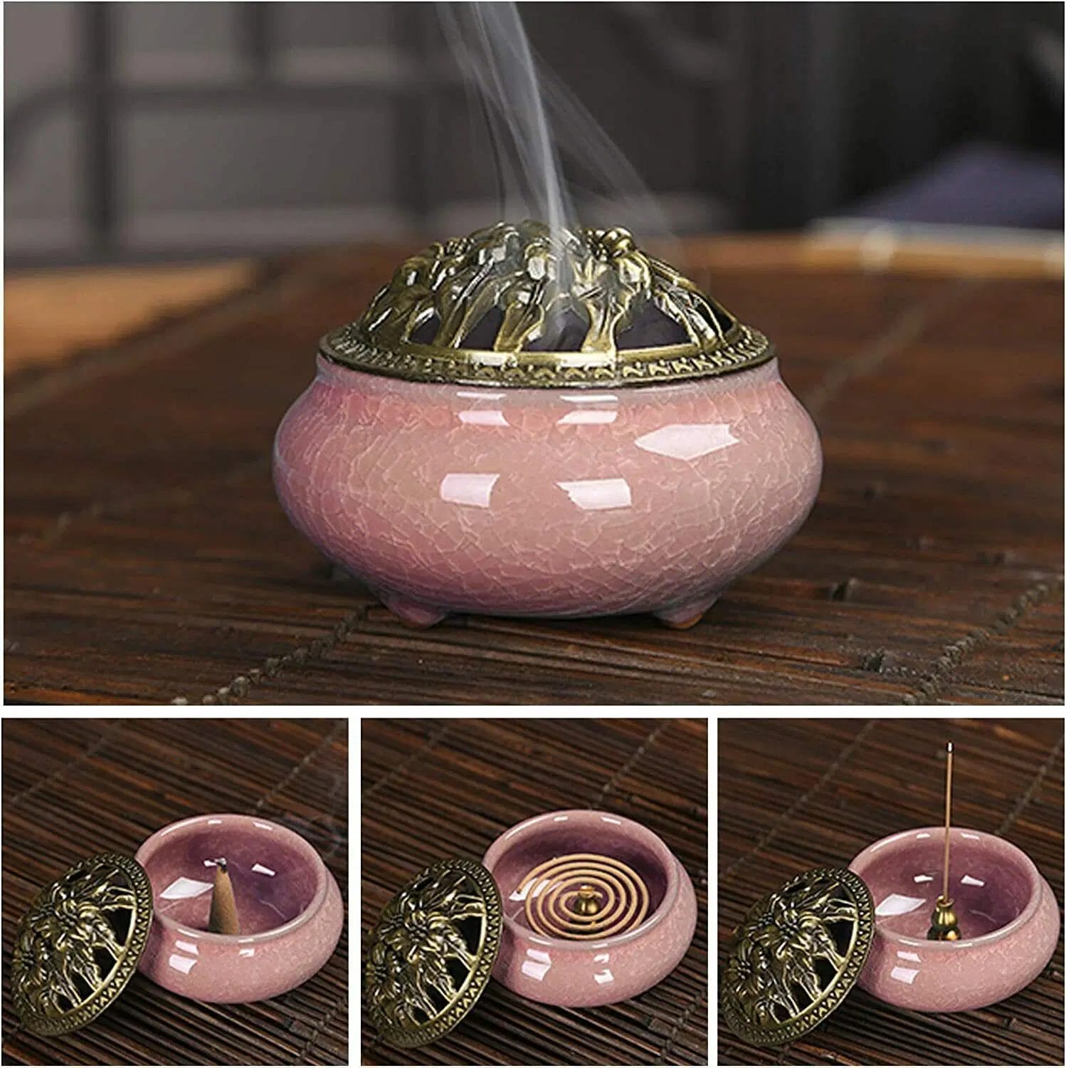 Arzător de tămâie (cădelniță) Pasărea Paradisului - 3 în 1 - imagine 6